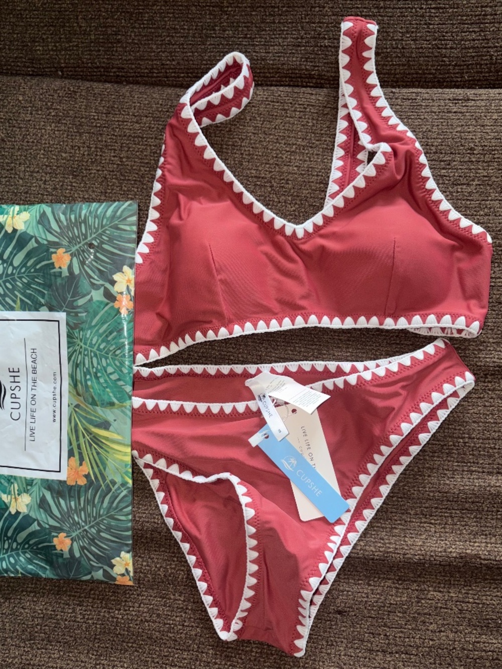 Cupshe two piece bathing swimsuit